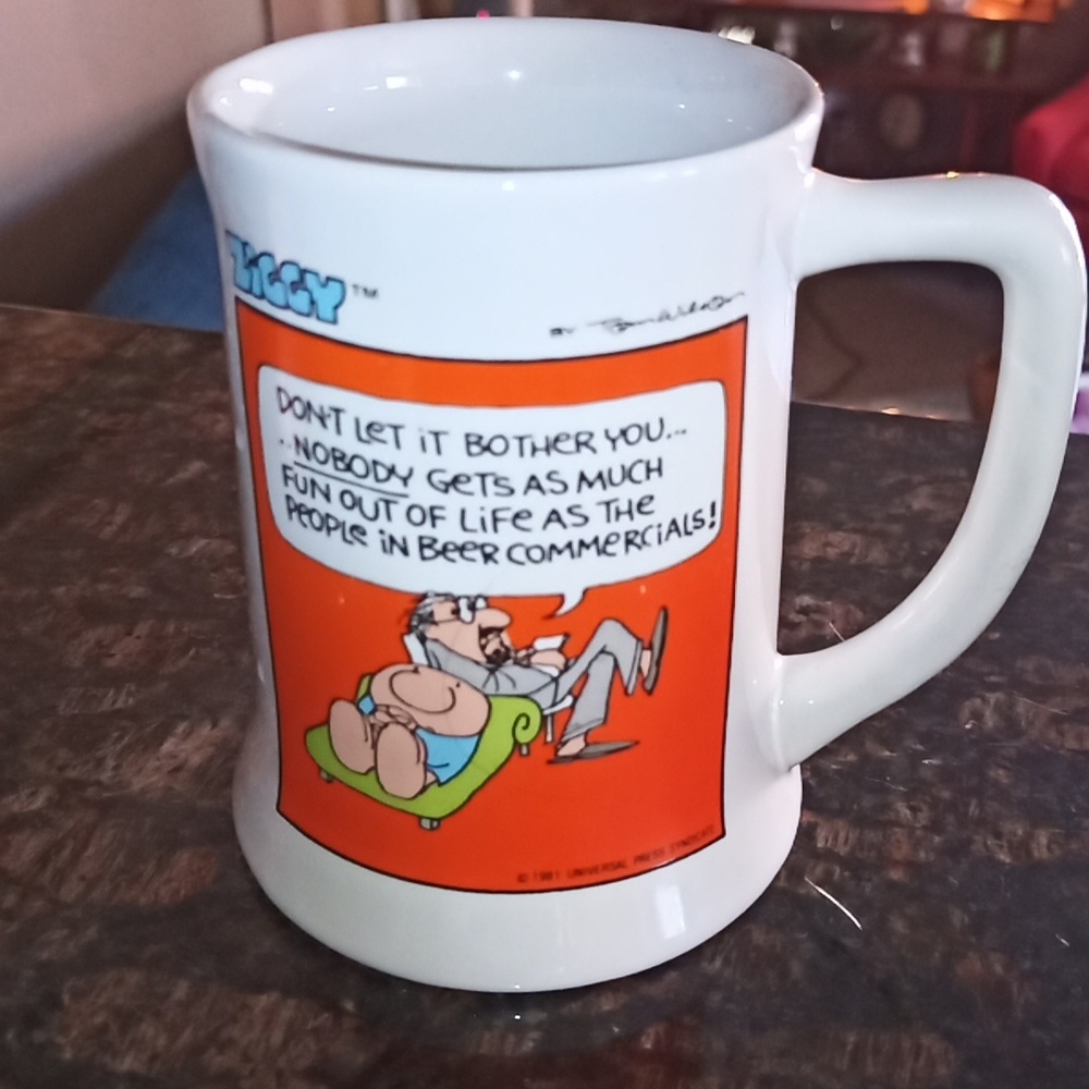 Vintage Ziggy Coffee Mug Cup 1970's